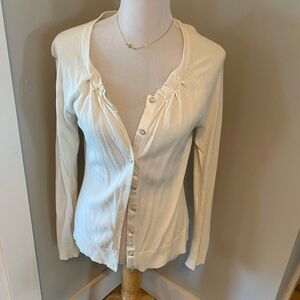 Cream colored New York & Co sweater